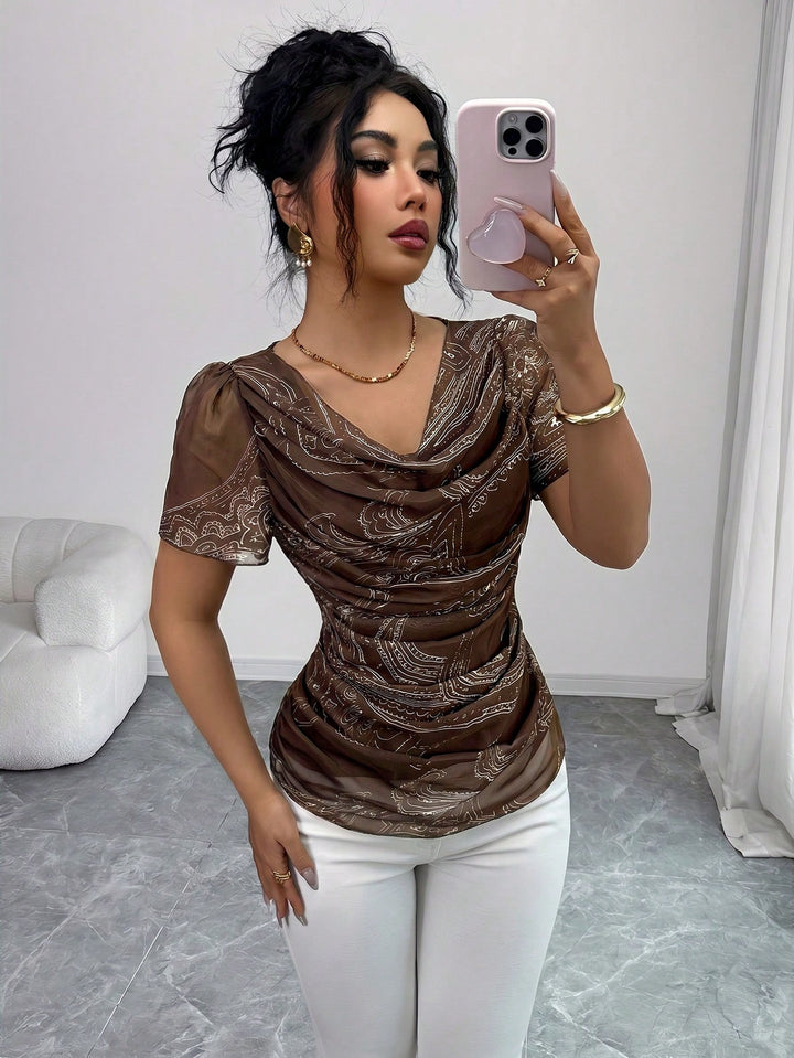Bluza SHEIN, maro