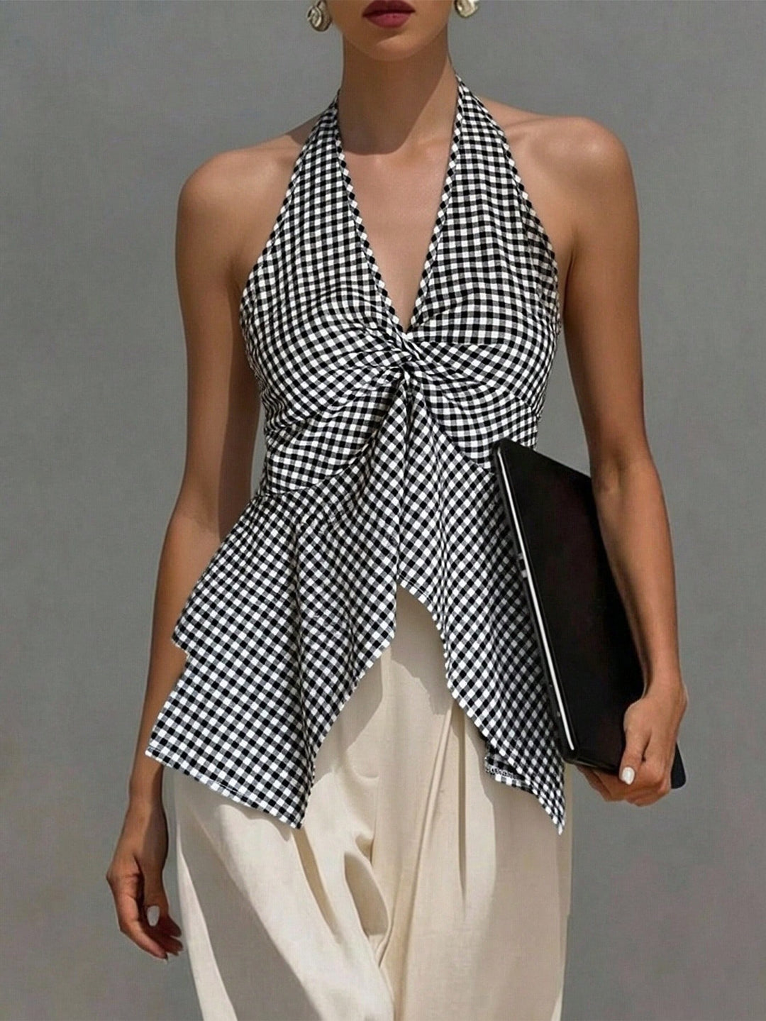 Top SHEIN, negru