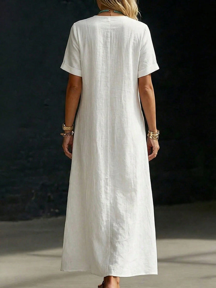 Rochie maxi SHEIN, alb