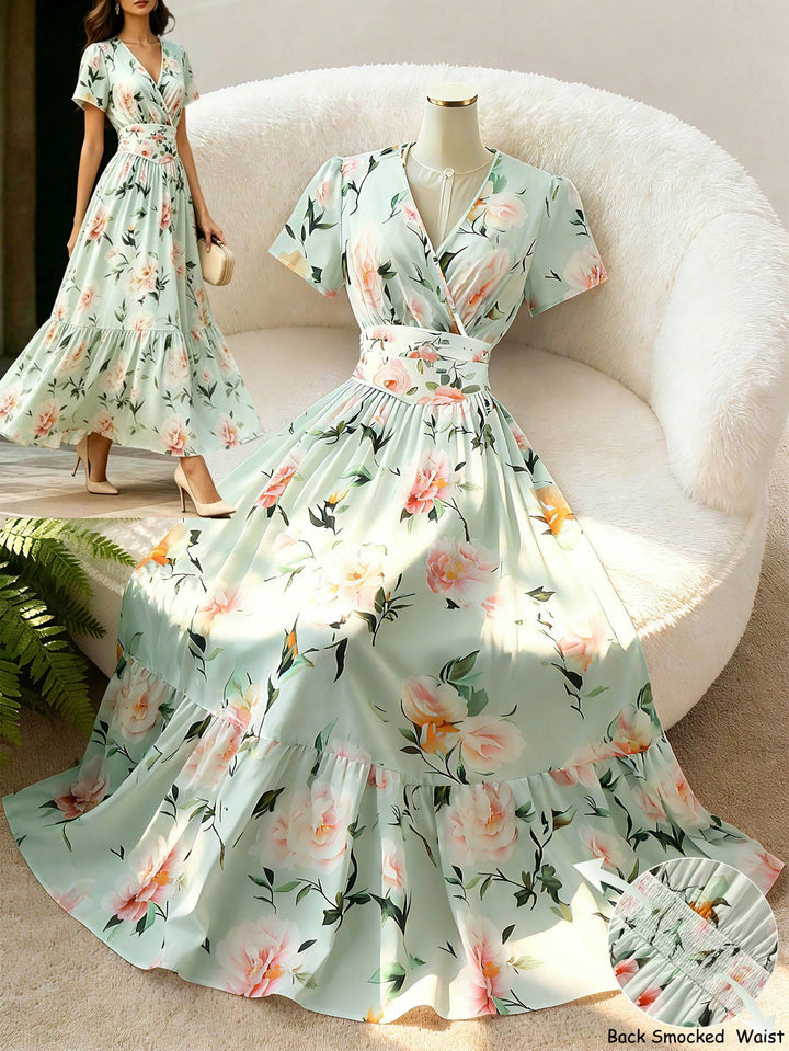 Rochie maxi SHEIN, mix culori