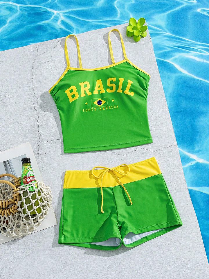 Set bikini SHEIN, mix culori