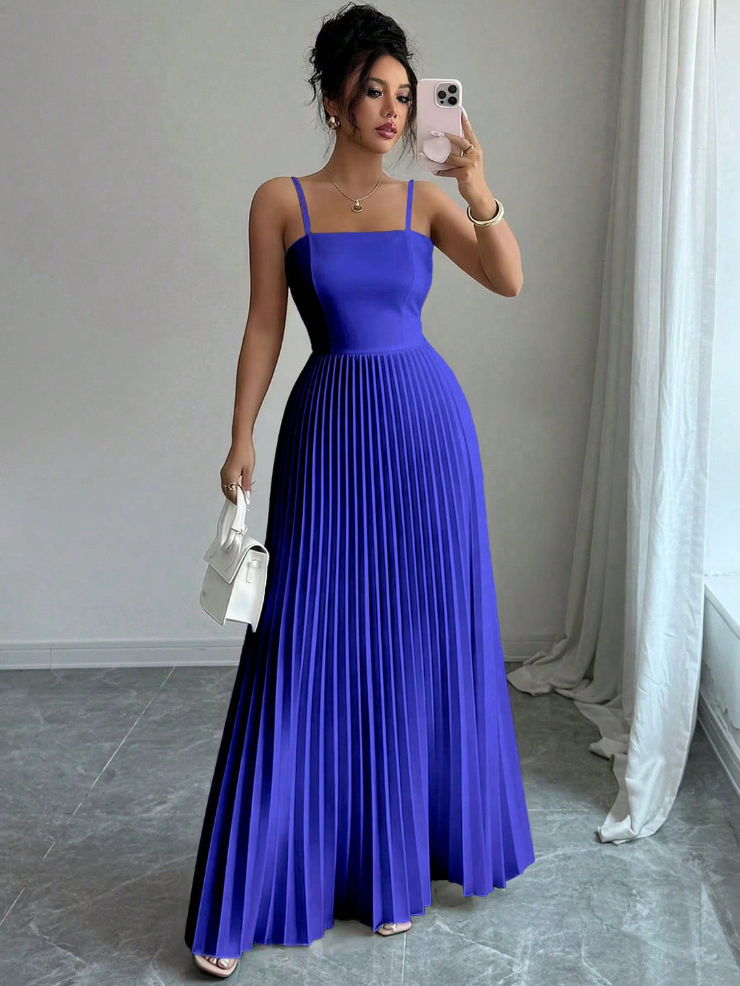 Rochie maxi SHEIN, albastru