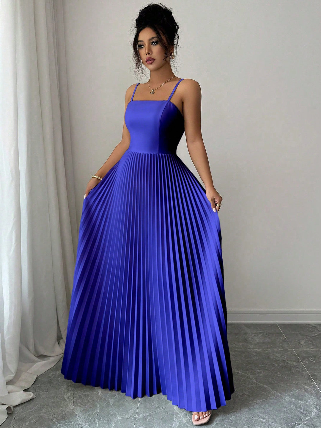 Rochie maxi SHEIN, albastru