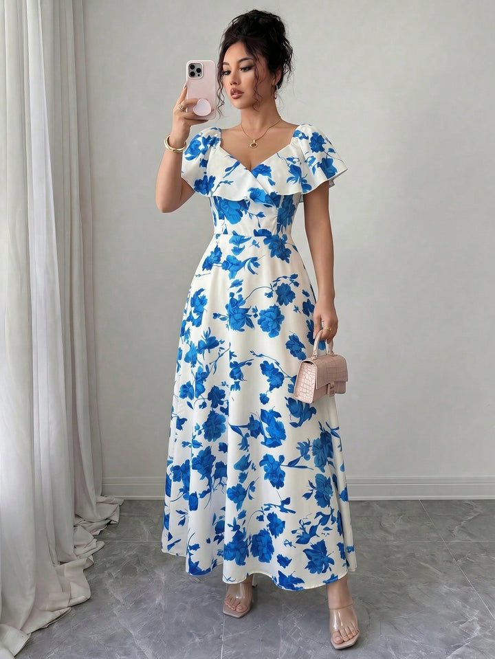 Rochie maxi SHEIN, albastru