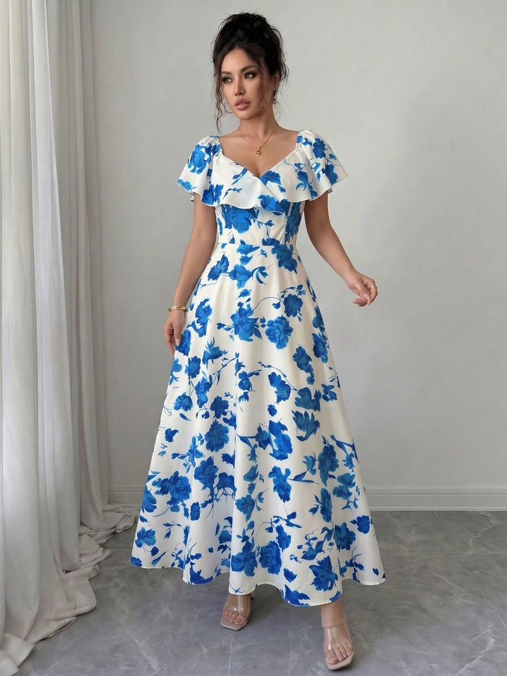 Rochie maxi SHEIN, albastru