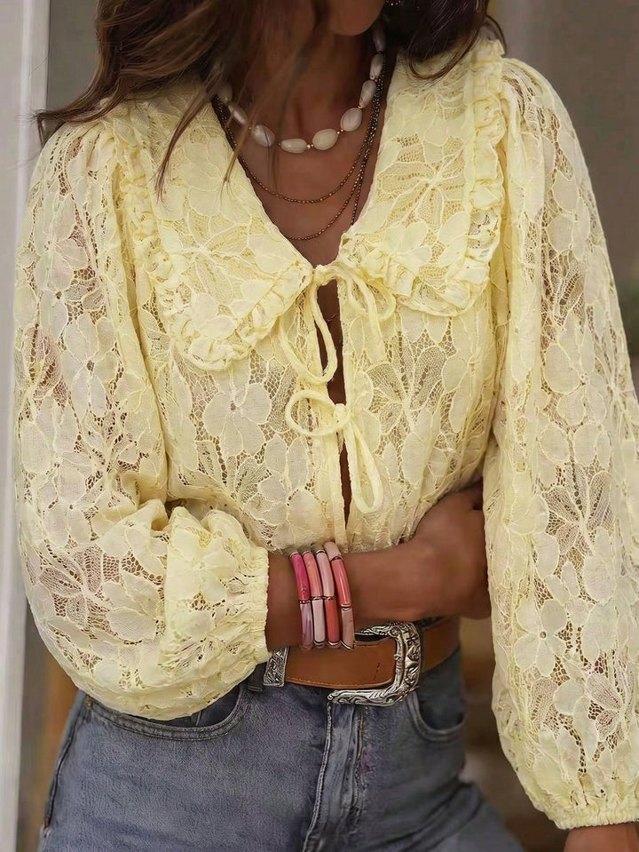 Top SHEIN, galben