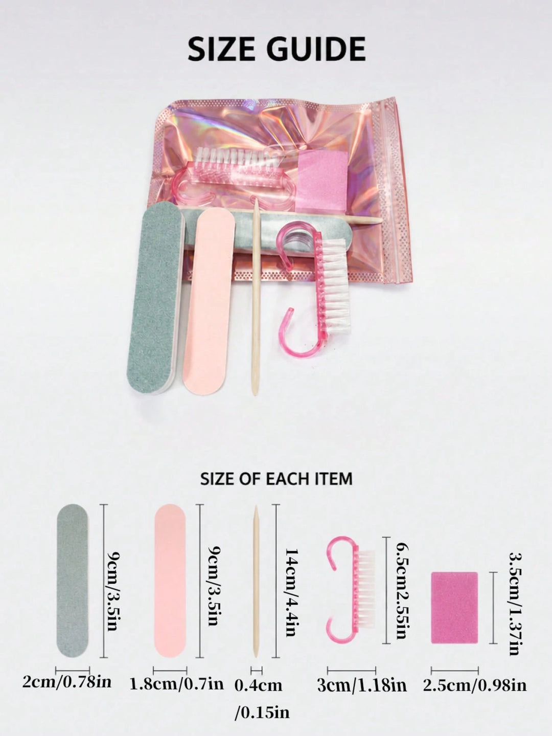 Set de manichiură SHEIN, mix culori