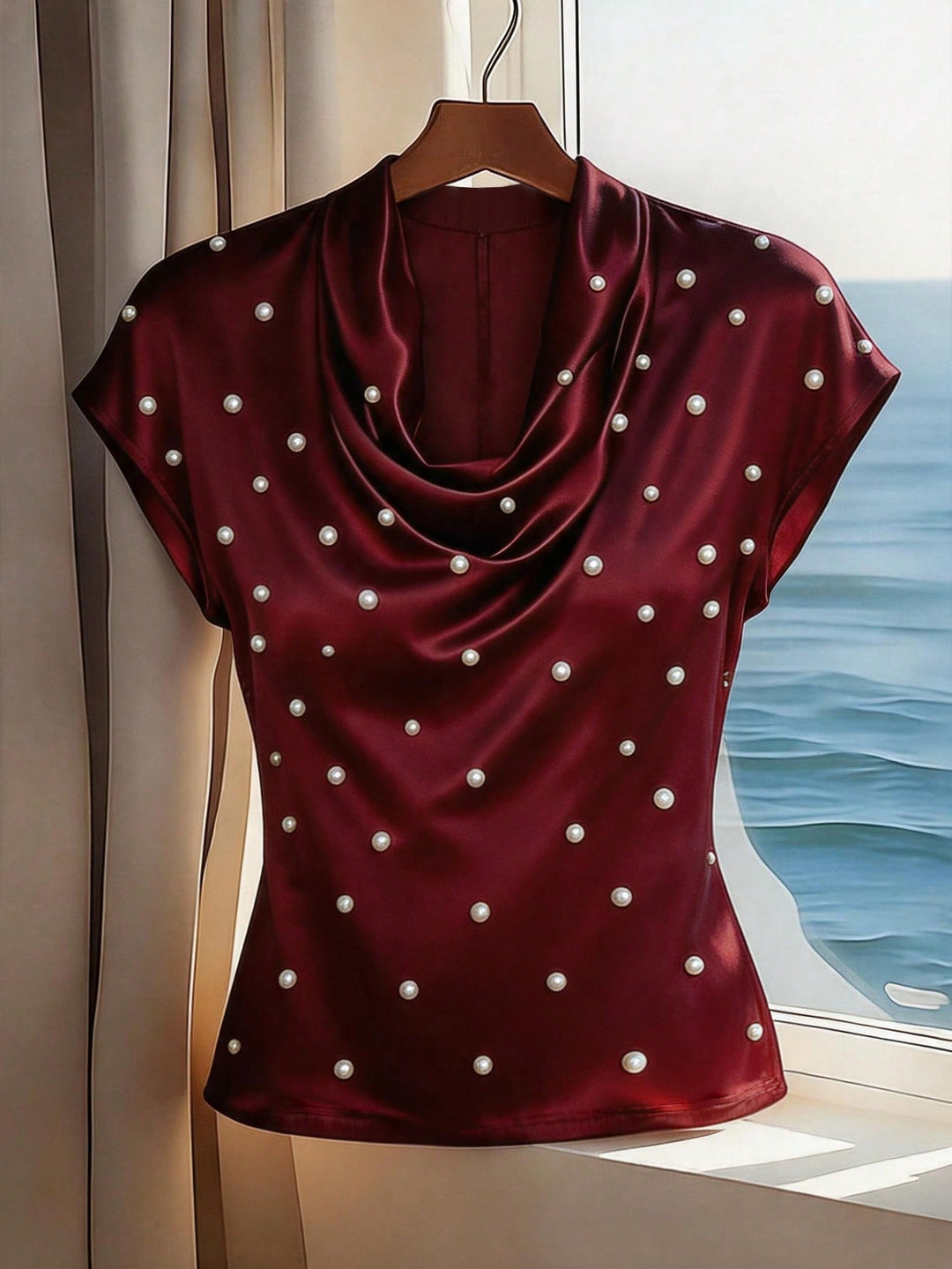 Tricou SHEIN, vișiniu