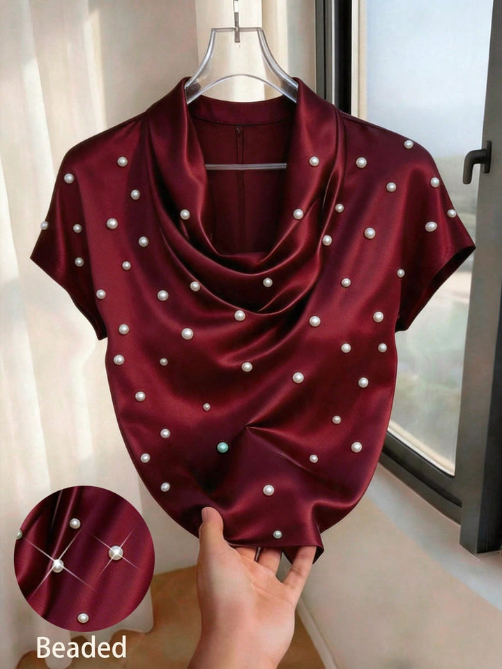 Tricou SHEIN, vișiniu