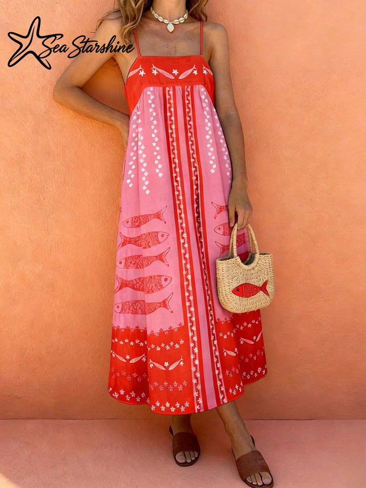 Rochie maxi SHEIN, roz