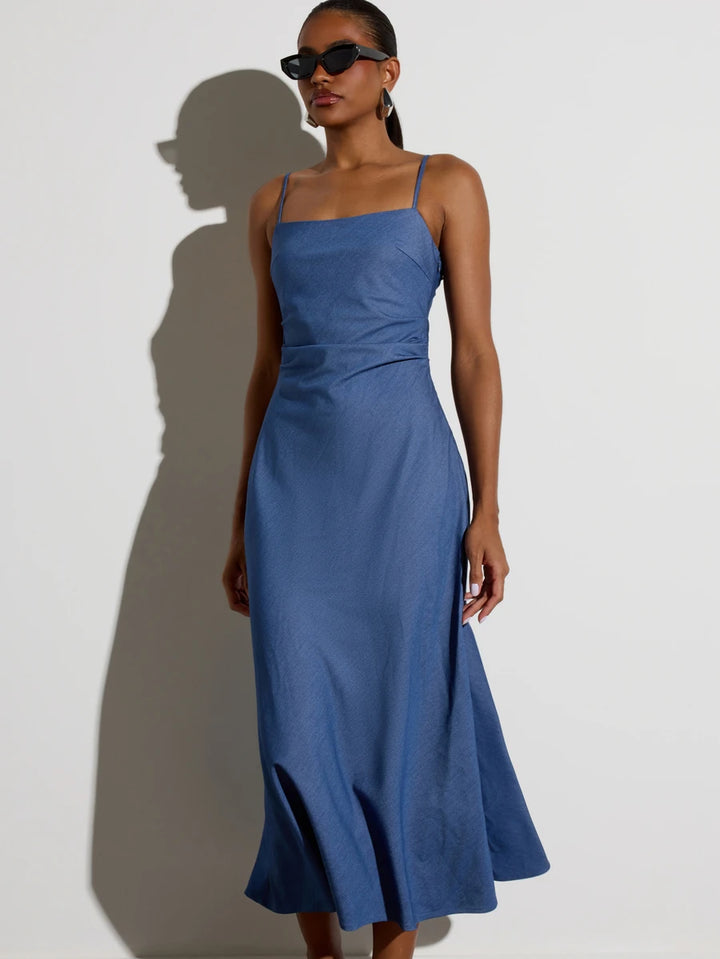 Rochie midi SHEIN, albastru