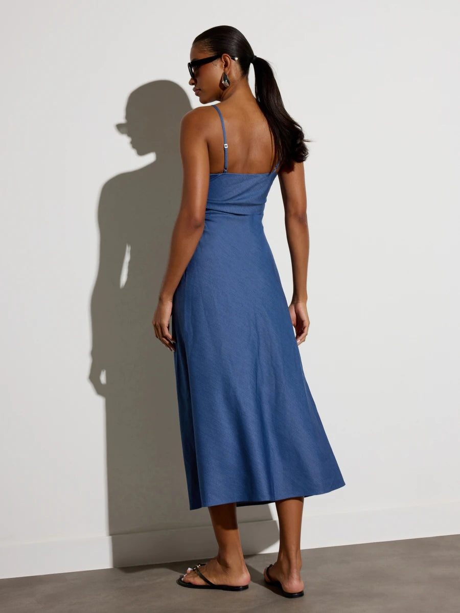 Rochie midi SHEIN, albastru
