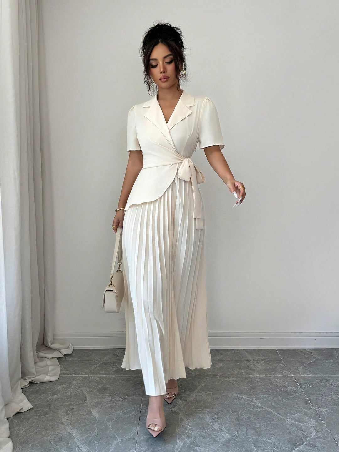 Rochie maxi SHEIN, portocaliu