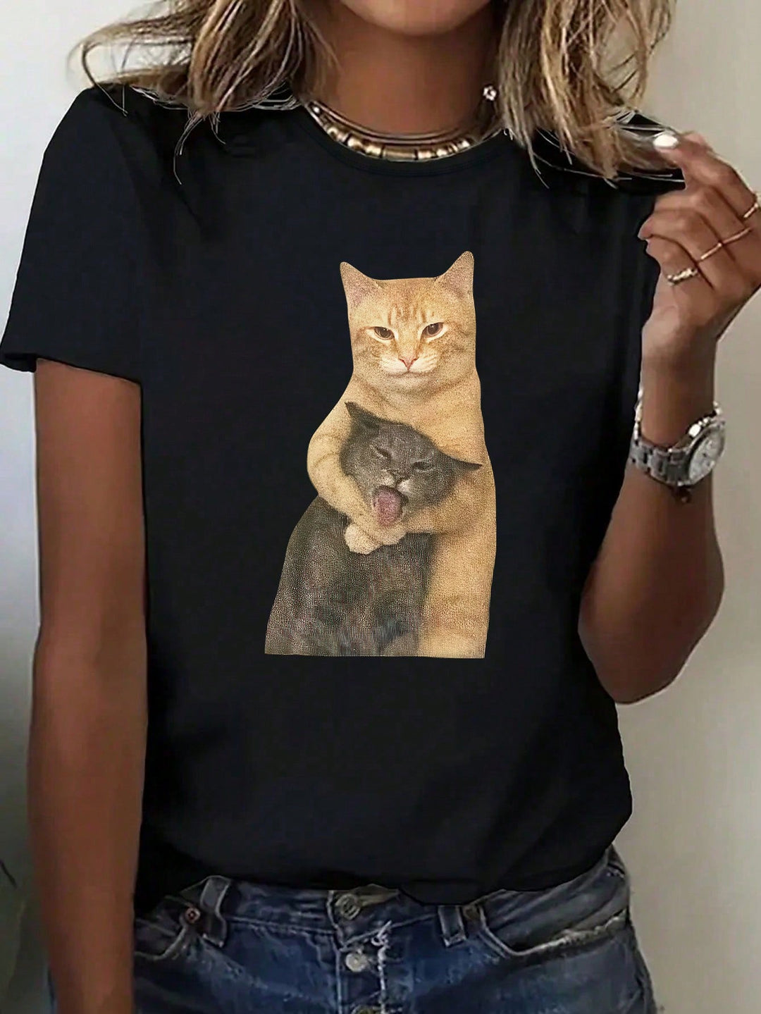 Tricou SHEIN, negru