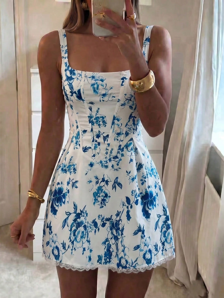 Rochie scurtă SHEIN, albastru