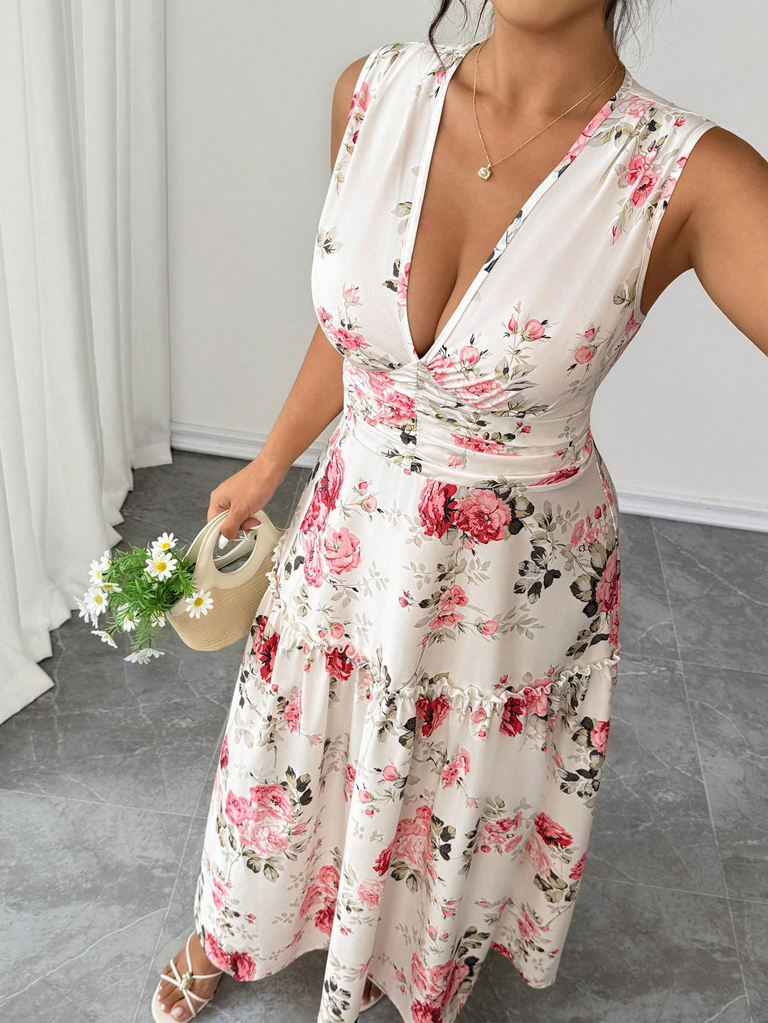 Rochie SHEIN, portocaliu