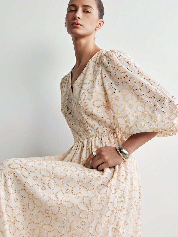 Rochie maxi SHEIN, kaki