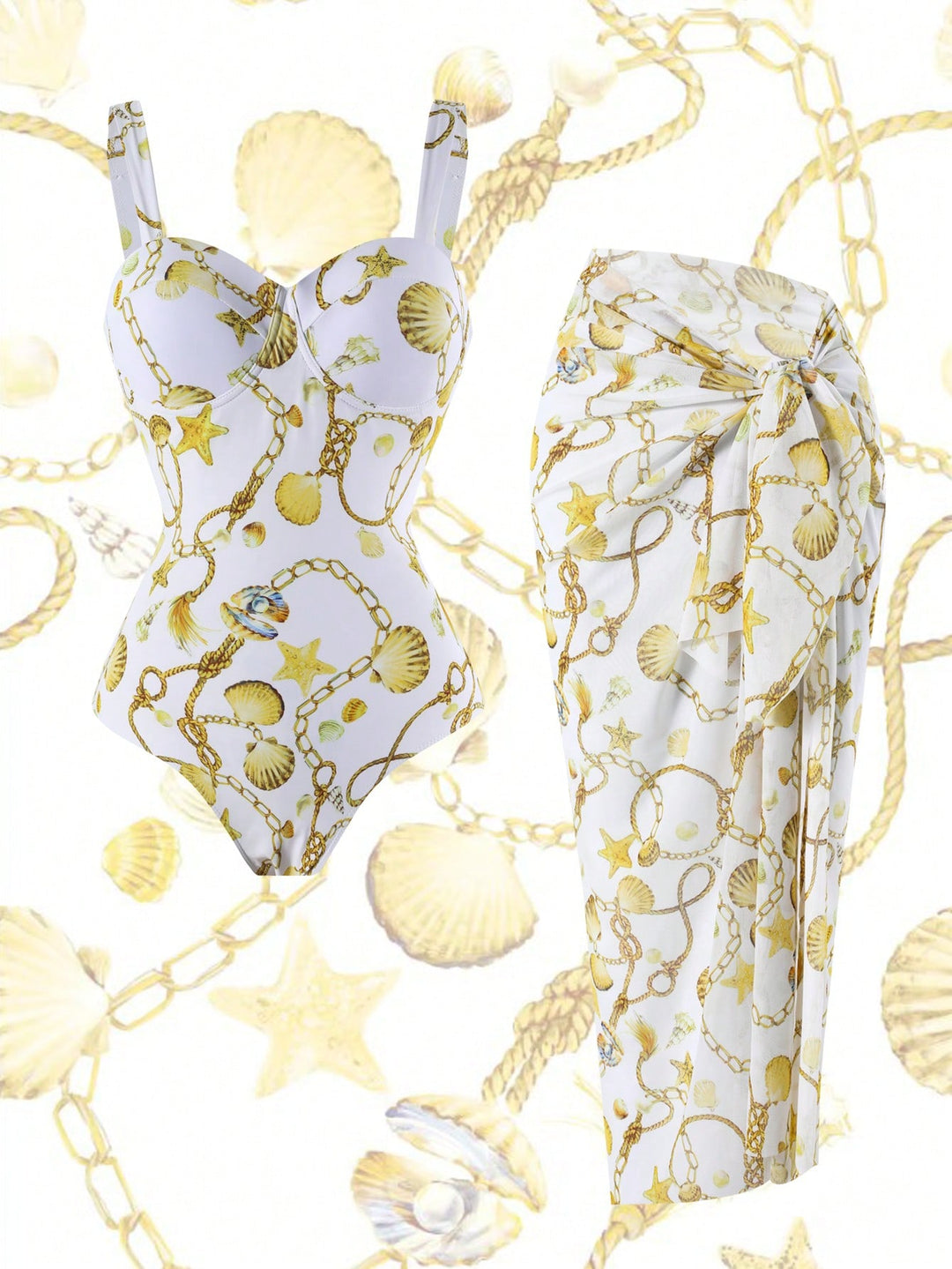 Costum de baie SHEIN, mix culori