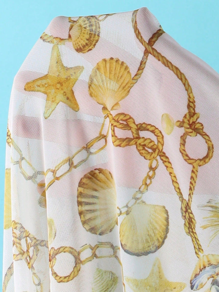 Costum de baie SHEIN, mix culori