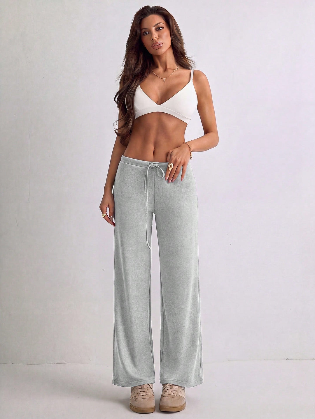 Pantaloni SHEIN, gri