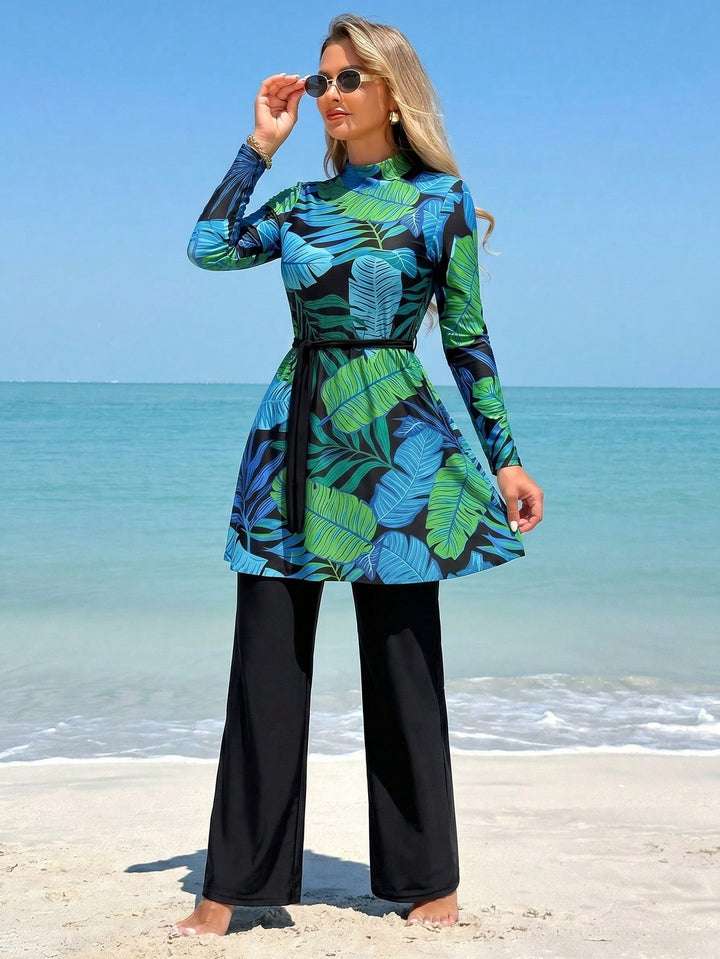 Costum de baie SHEIN, mix culori