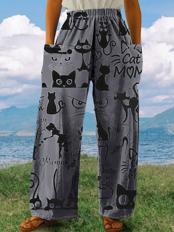 Pantaloni SHEIN, gri