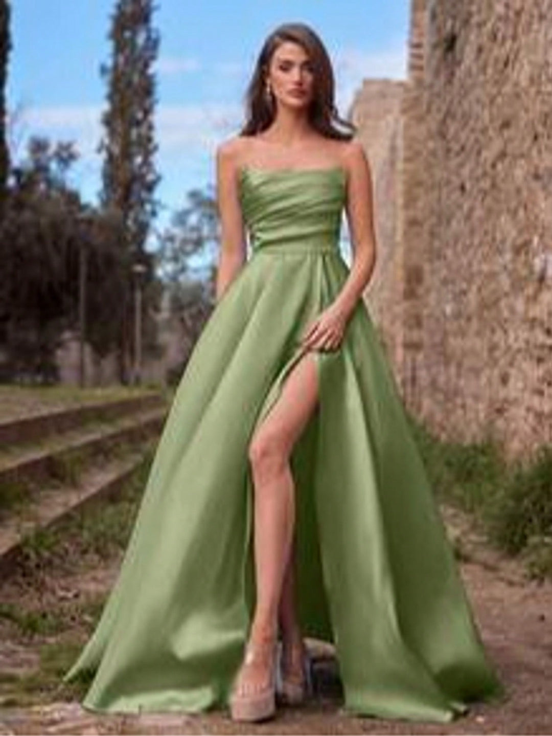 Rochie SHEIN, verde