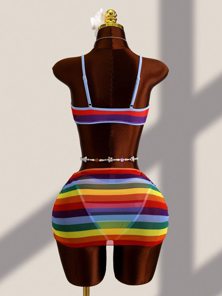 Set bikini SHEIN, mix culori