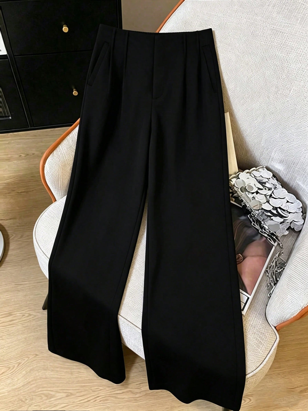 Pantaloni SHEIN, negru