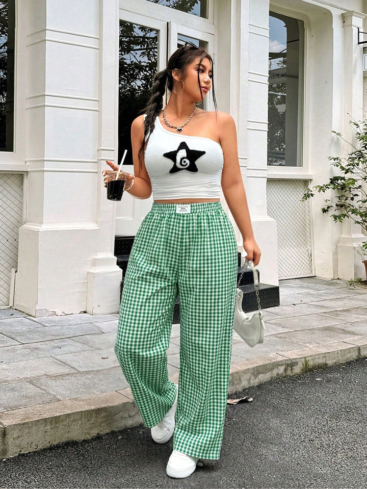 Pantaloni SHEIN, verde