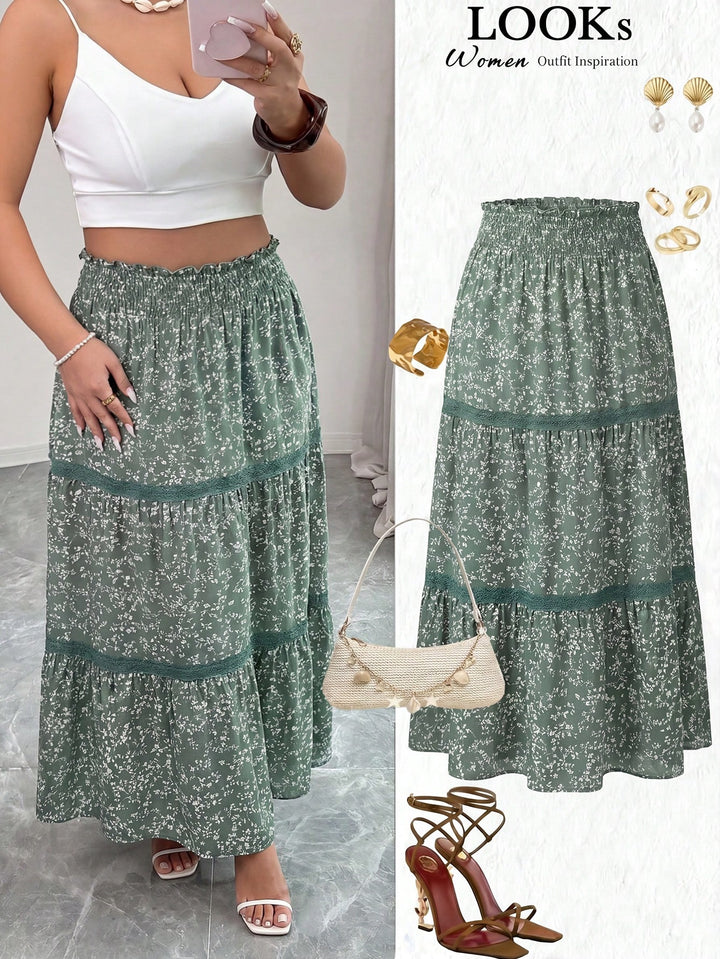 Fustă maxi SHEIN, mix culori
