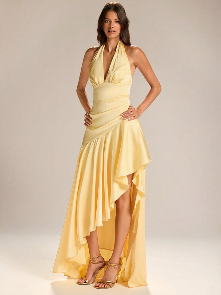 Rochie maxi SHEIN, galben