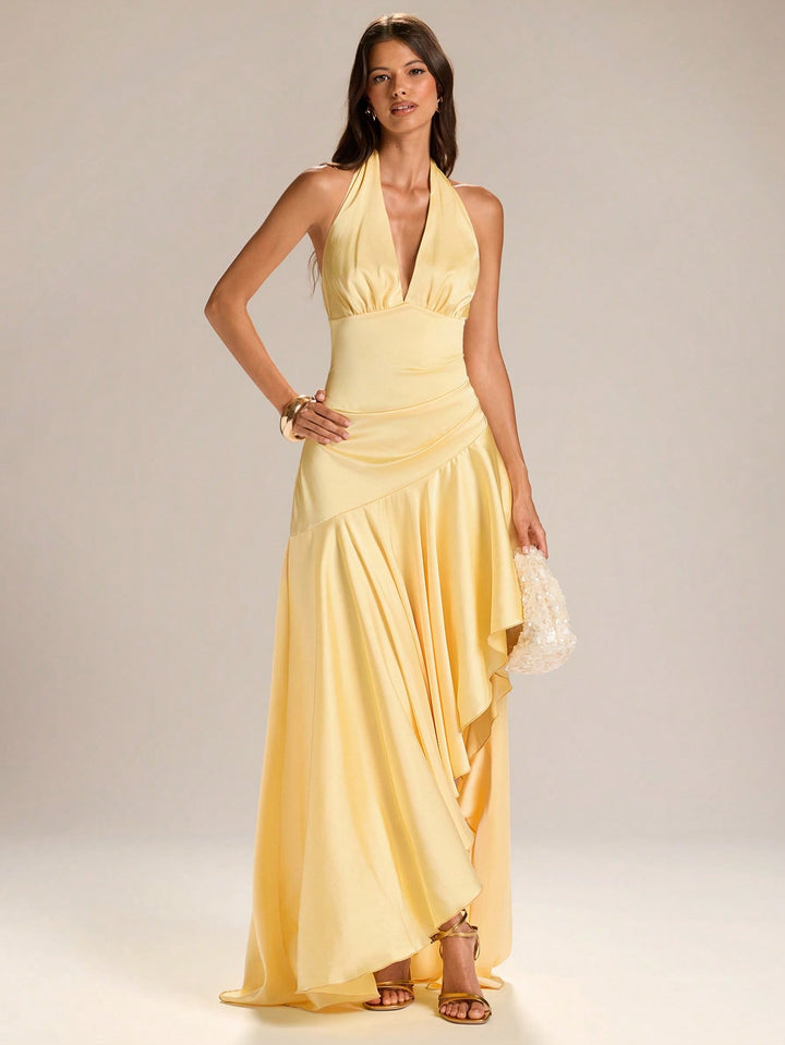 Rochie maxi SHEIN, galben