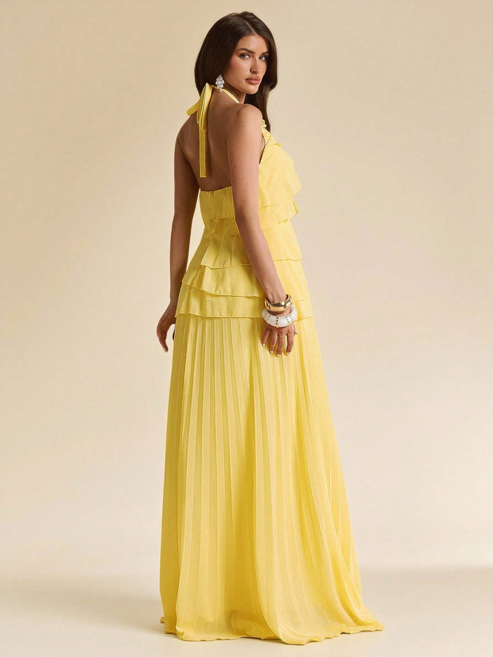 Rochie maxi SHEIN, galben