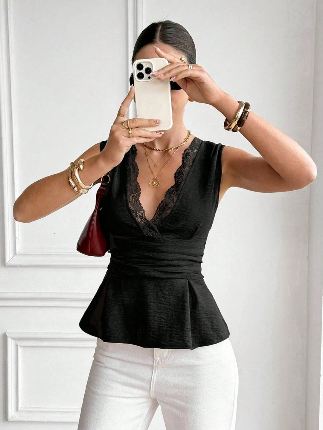 Bluza SHEIN, negru
