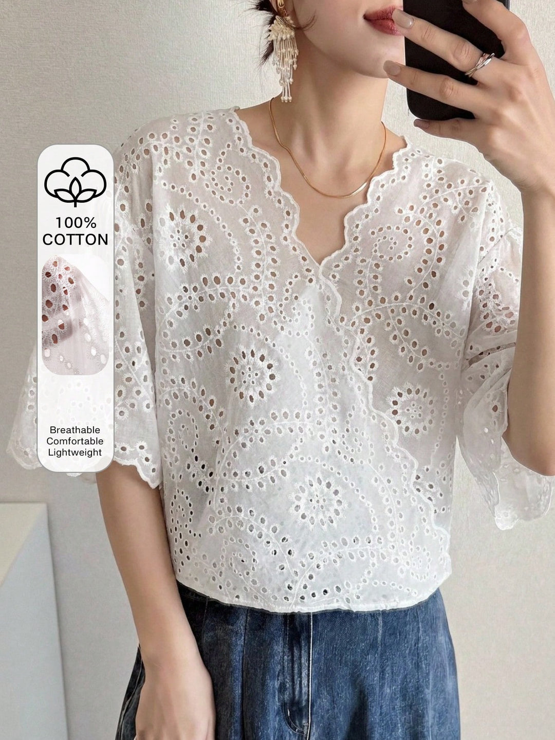 Bluza SHEIN, alb