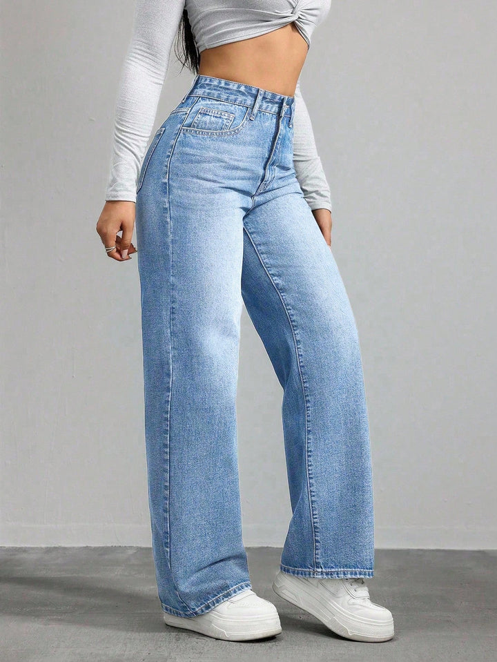 Jeans SHEIN, alb