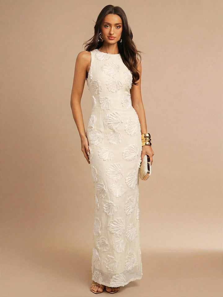 Rochie maxi SHEIN, portocaliu