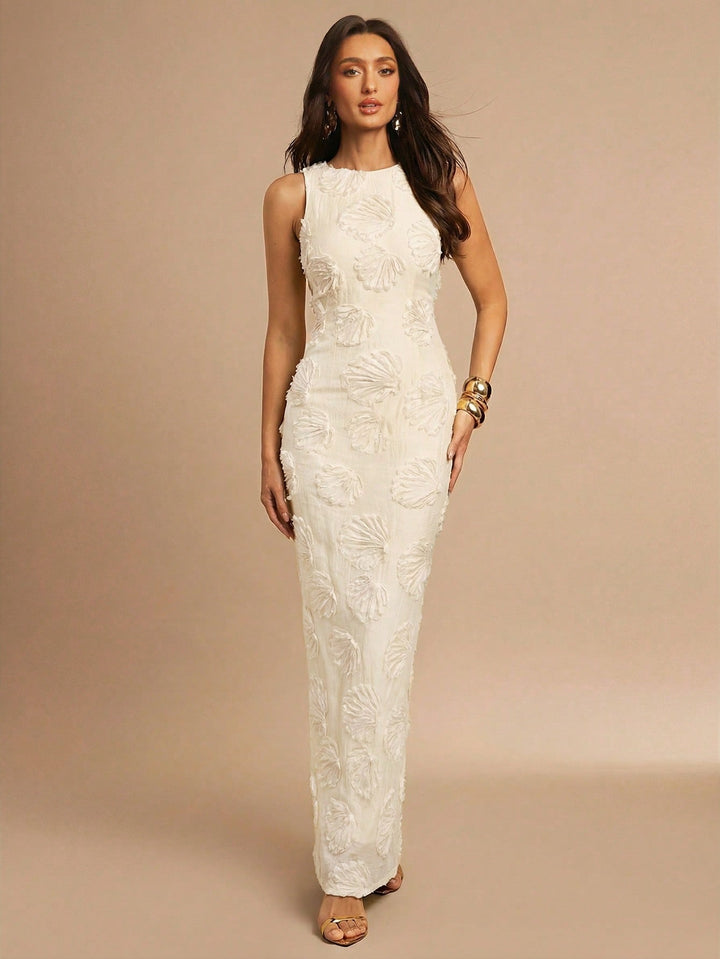 Rochie maxi SHEIN, portocaliu