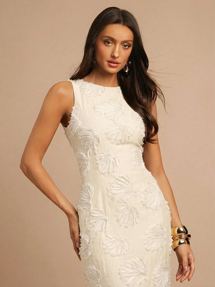 Rochie maxi SHEIN, portocaliu