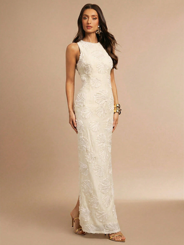 Rochie maxi SHEIN, portocaliu