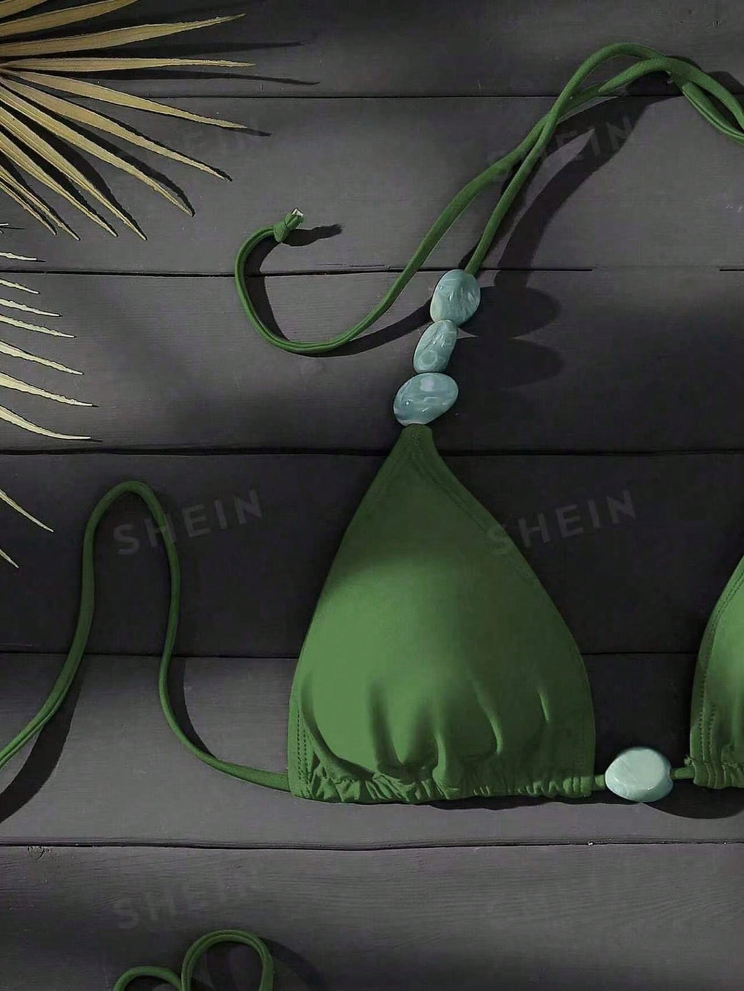 Set bikini SHEIN, kaki