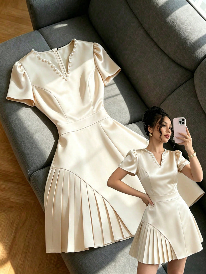 Rochie maxi SHEIN, auriu