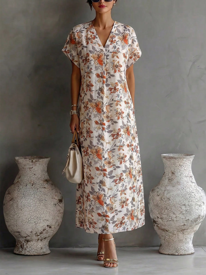 Rochie maxi SHEIN, portocaliu