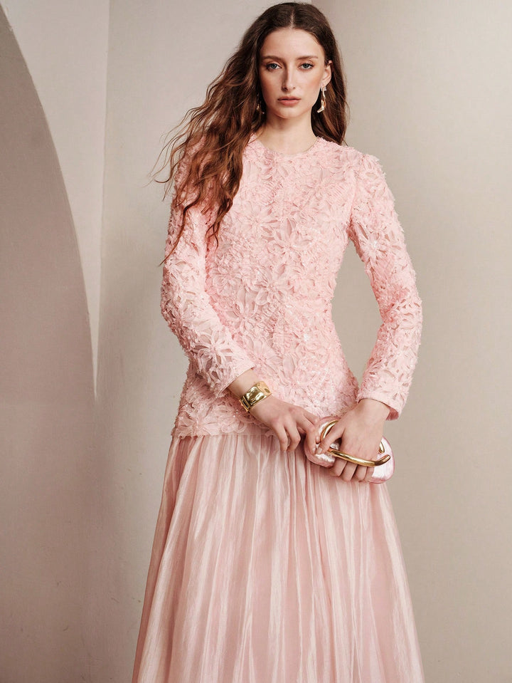 Rochie maxi SHEIN, roz
