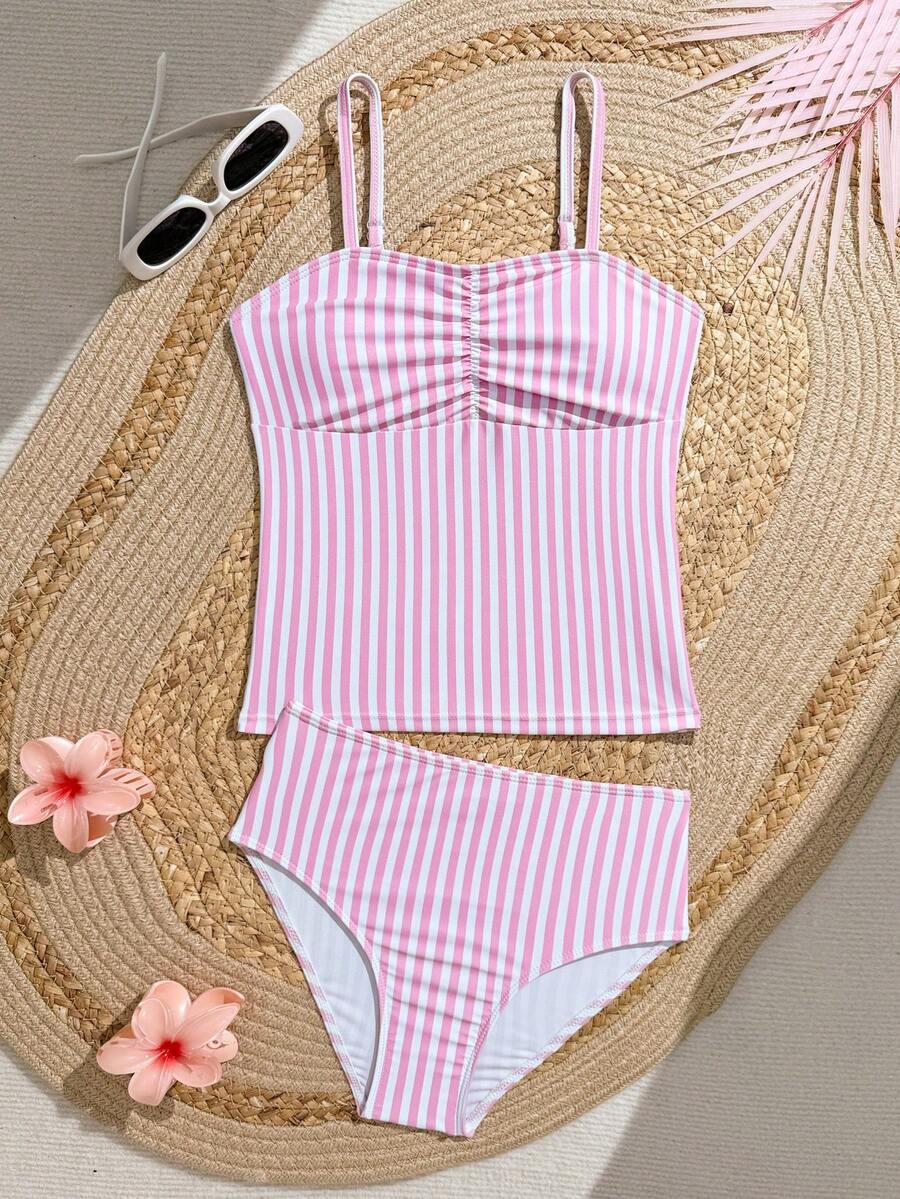 Costum de baie SHEIN, roz
