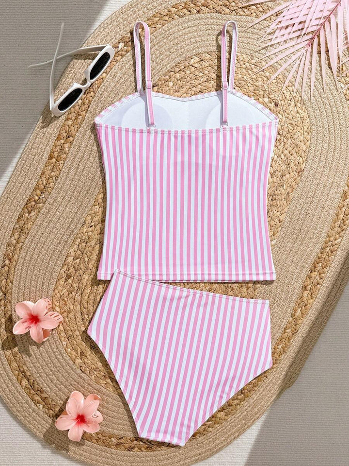 Costum de baie SHEIN, roz