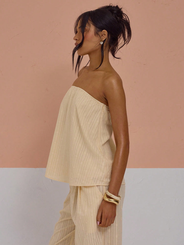 Top SHEIN, galben