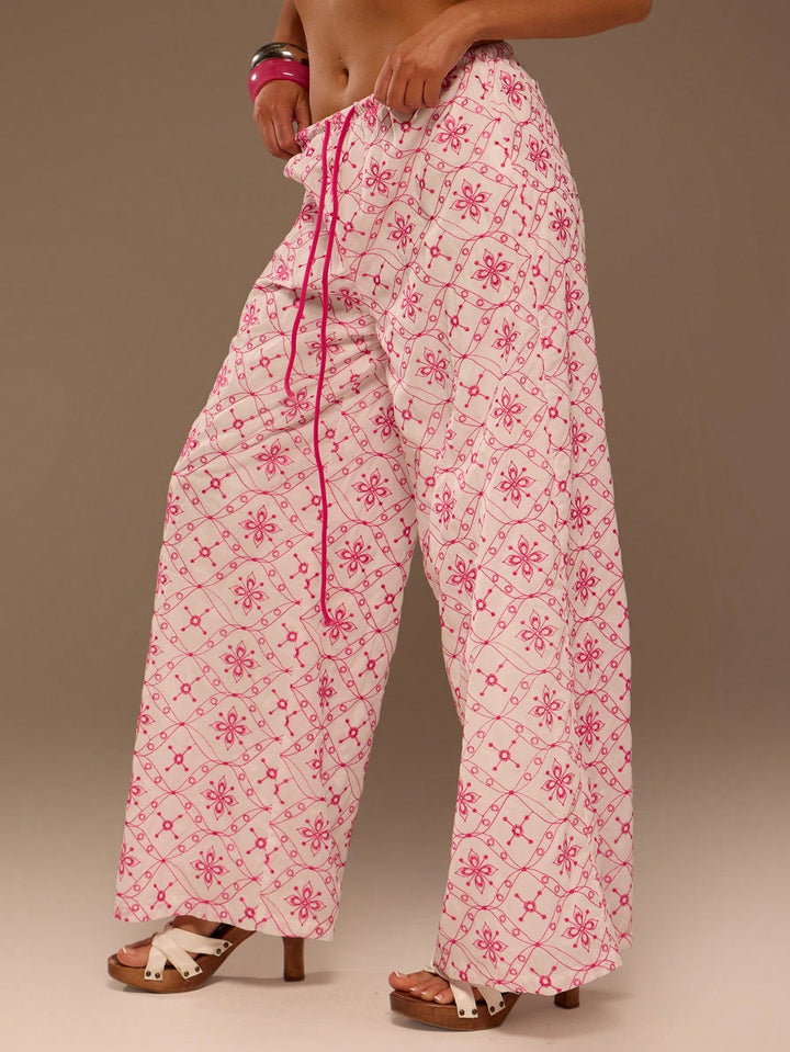Pantaloni SHEIN, roz