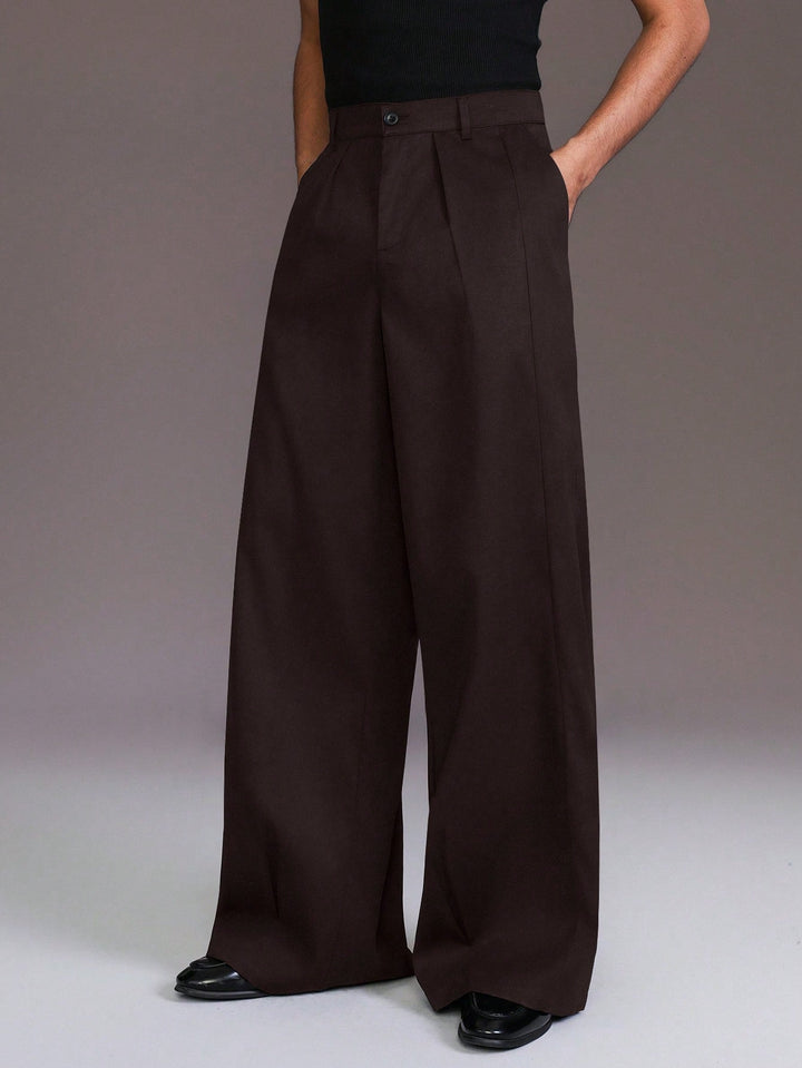 Pantalon SHEIN, maro